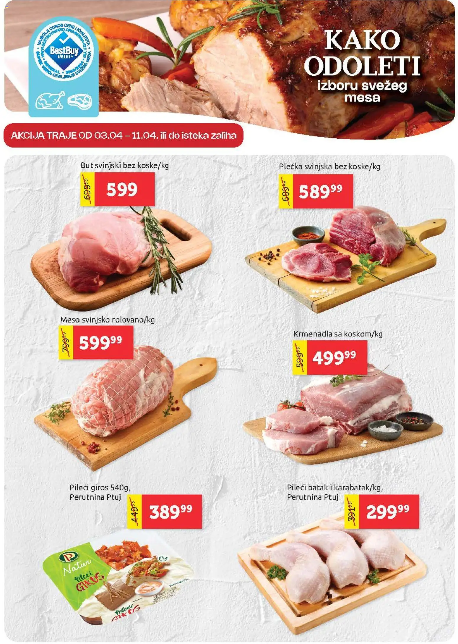 SuperVERO katalog - važi od 02.04.2026 | Strana: 7 | Proizvode: Krmenadla, Pileći batak, Perutnina Ptuj