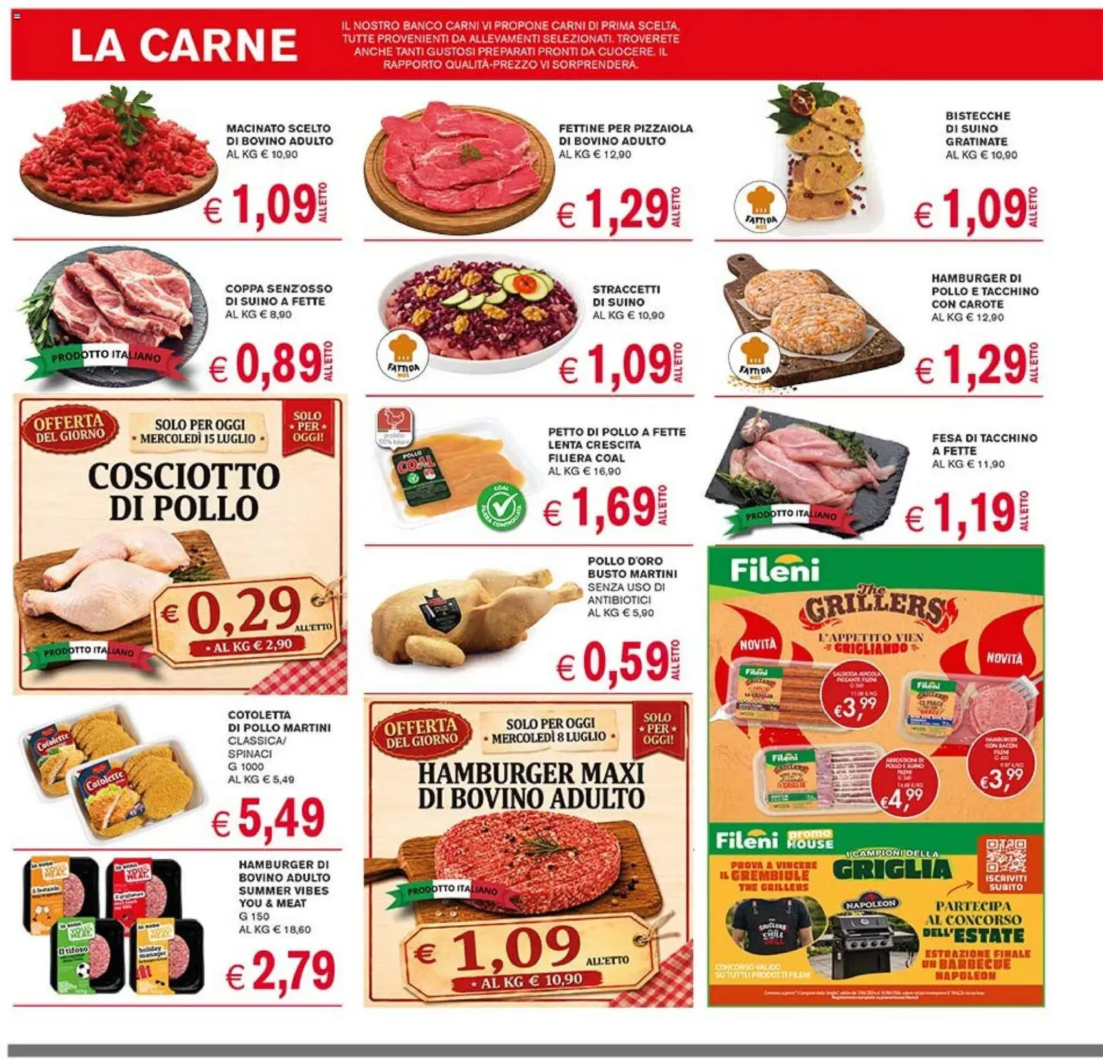 Volantino Coal del 02/07/2026 | Pagina: 4 | Prodotti: Suino, Barbecue, Carote, Griglia