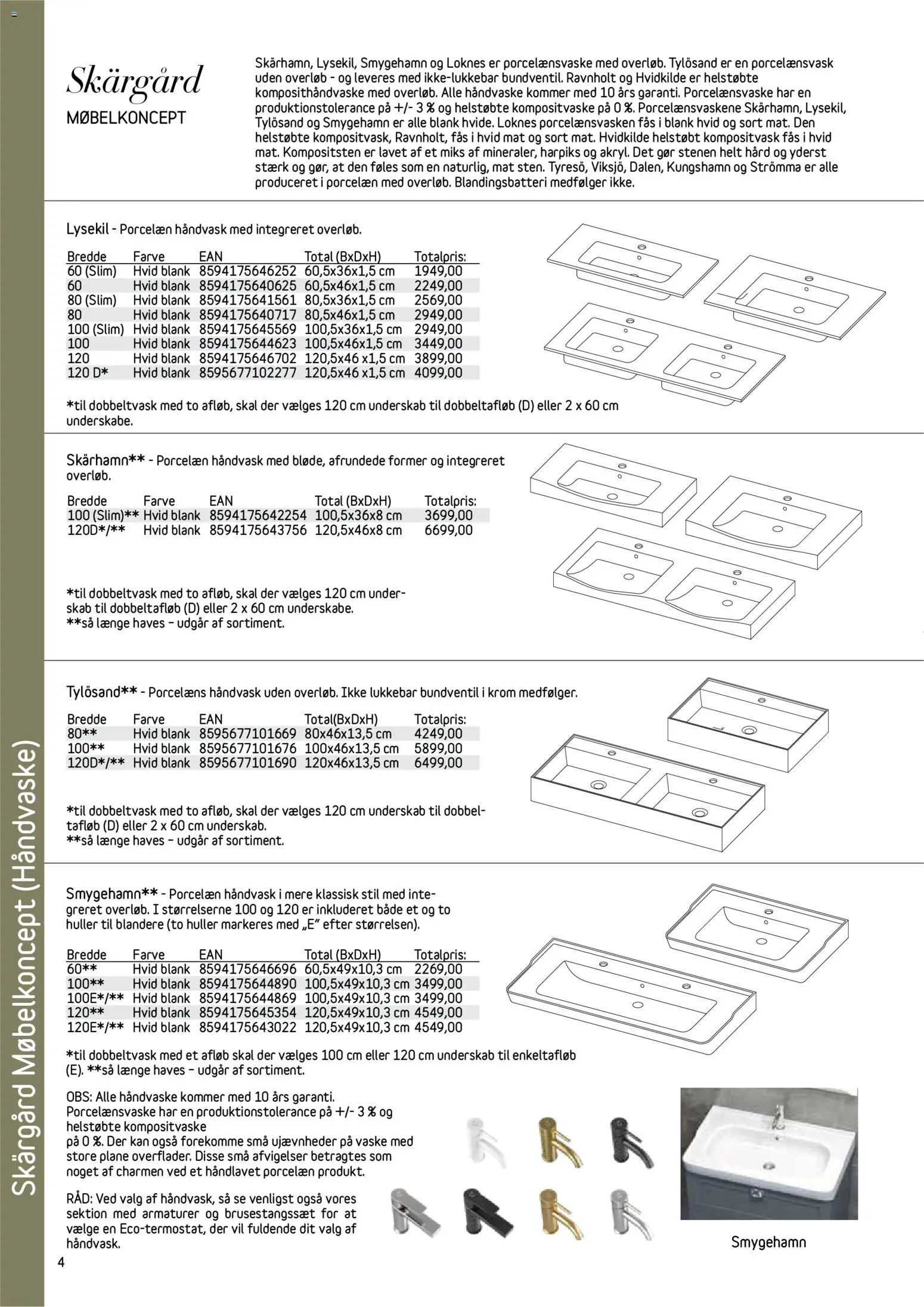 Bauhaus tilbudsavis – gyldig fra 01/01/2026 | Side: 4 | Produkter: Skab, Håndvask, Søm