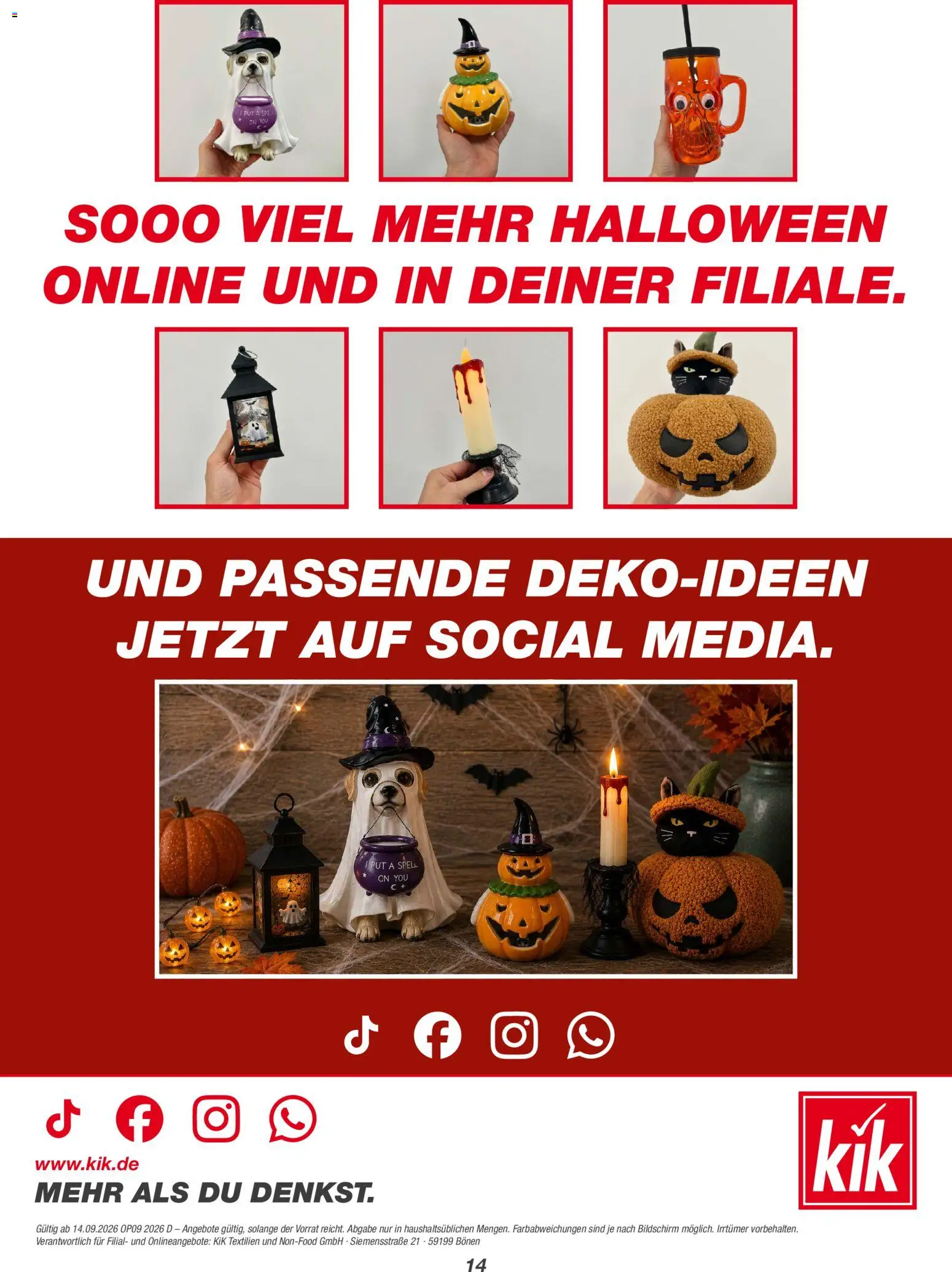 Kik Prospekt – gültig ab 14.09.2026 | Seite: 14 | Produkte: Bildschirm