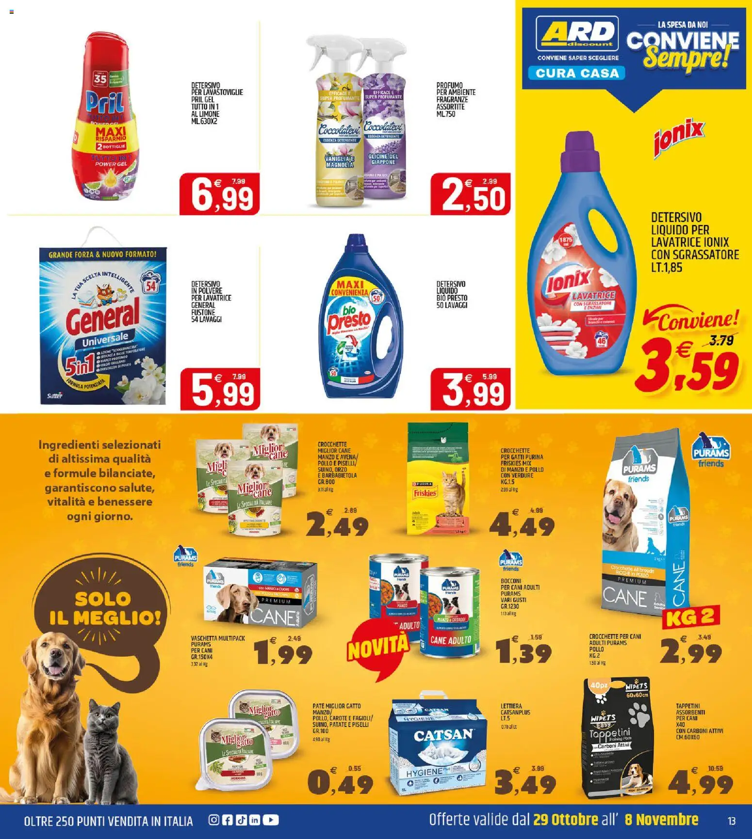 Volantino ARD Discount del 25/10/2026 | Pagina: 13 | Prodotti: Manzo, Limone, Barbabietola, Lavastoviglie
