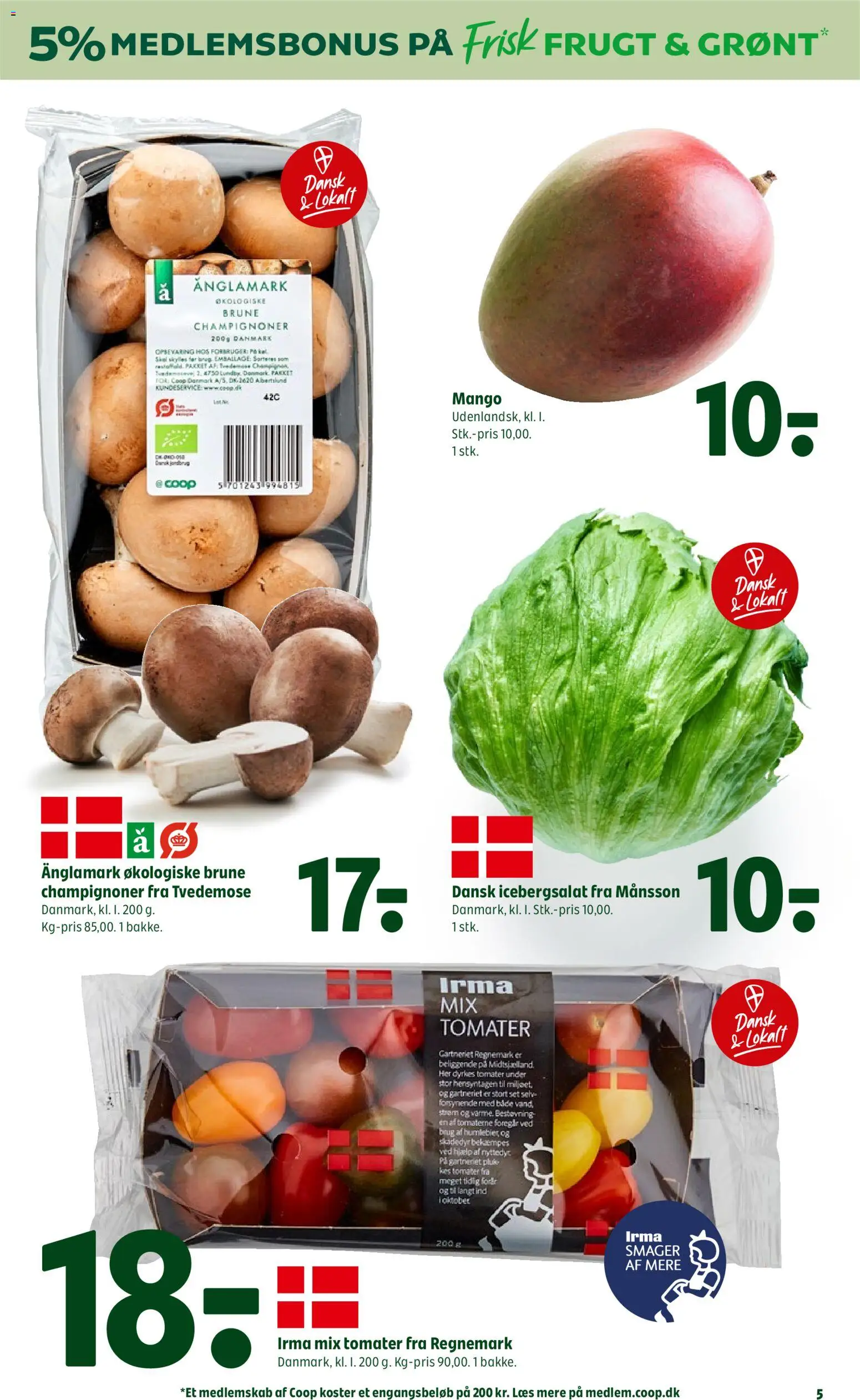 Coop 365 tilbudsavis – gyldig fra 06/08/2026 | Side: 7 | Produkter: Mango, Tomater, Icebergsalat