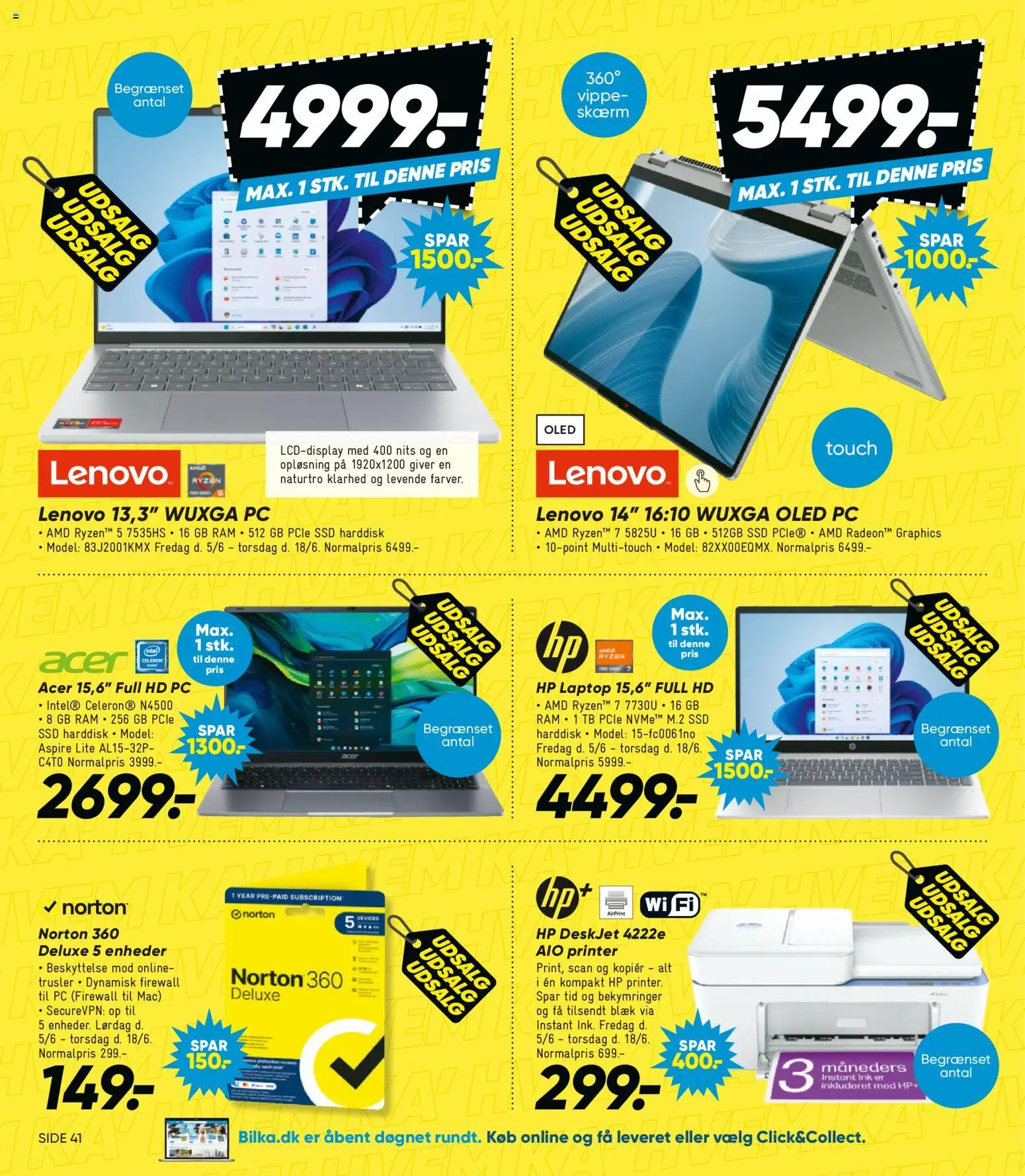 Bilka tilbudsavis – gyldig fra 05.06.2026 | Side: 12 | Produkter: RAM, Firewall, PC, Harddisk