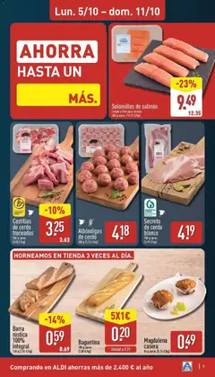 Vista previa Solomillos de salmón, Limpio y listo para cocinar. válido desde el 05/10/2026 | Página: 7