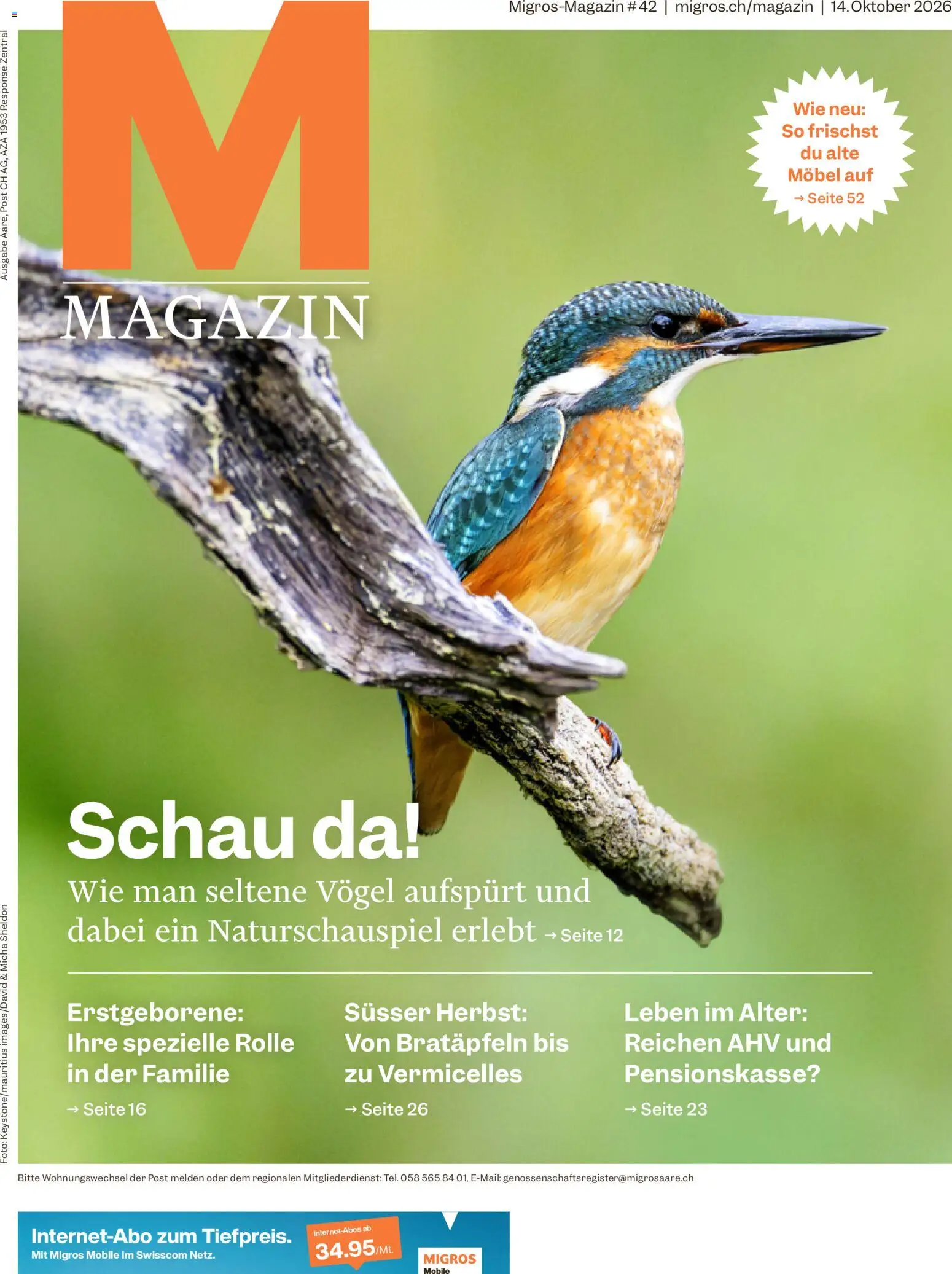 Migros aktionen Magazine – gültig ab 14.10.2026 | Seite: 1