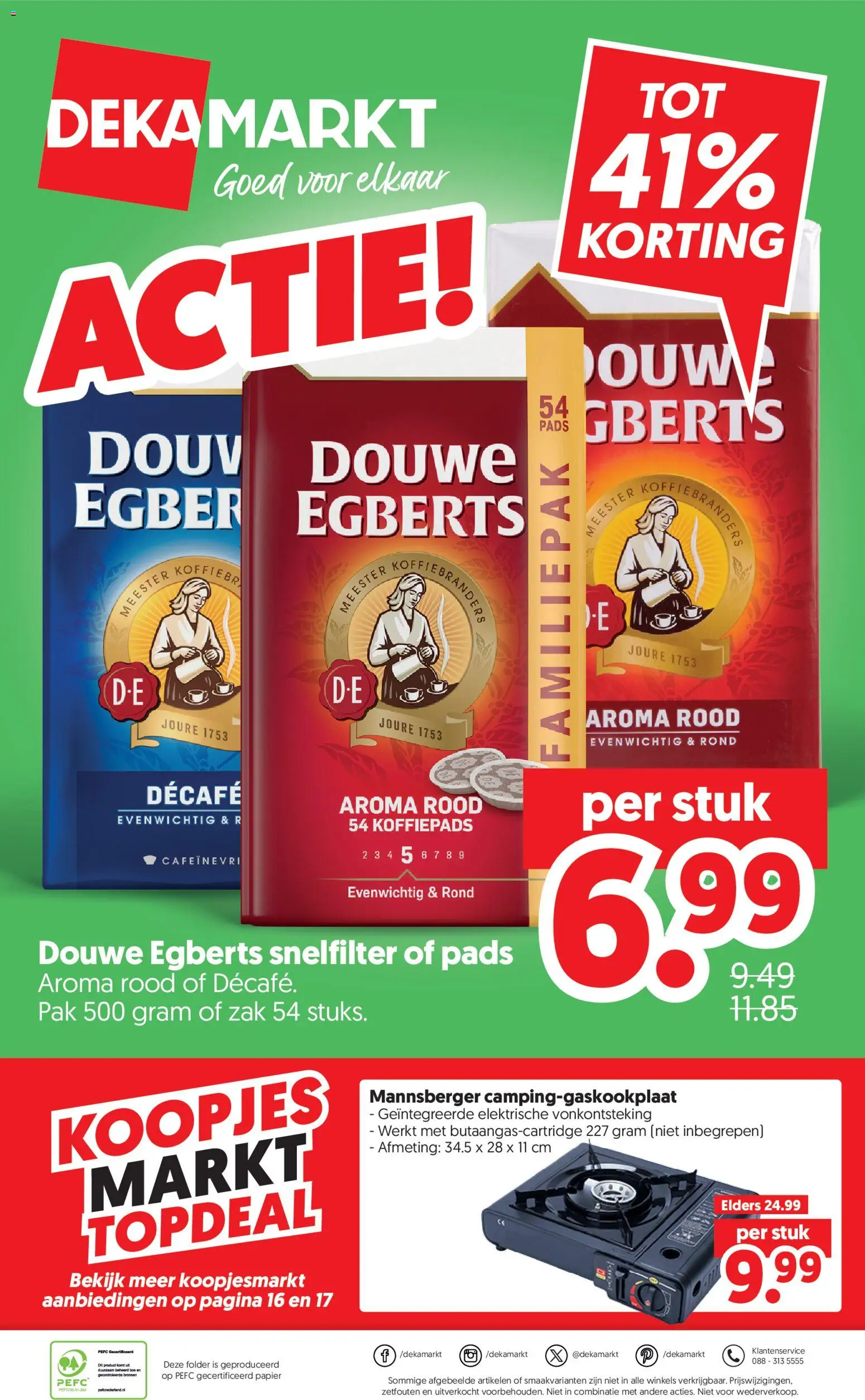 {H1} | Pagina: 22 | Producten: Koffiepads, Zak, Papier, Pads