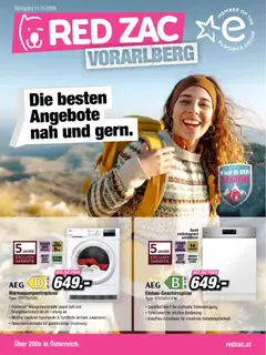RED ZAC Vorarlberg ab 25.10.2026 gültig
