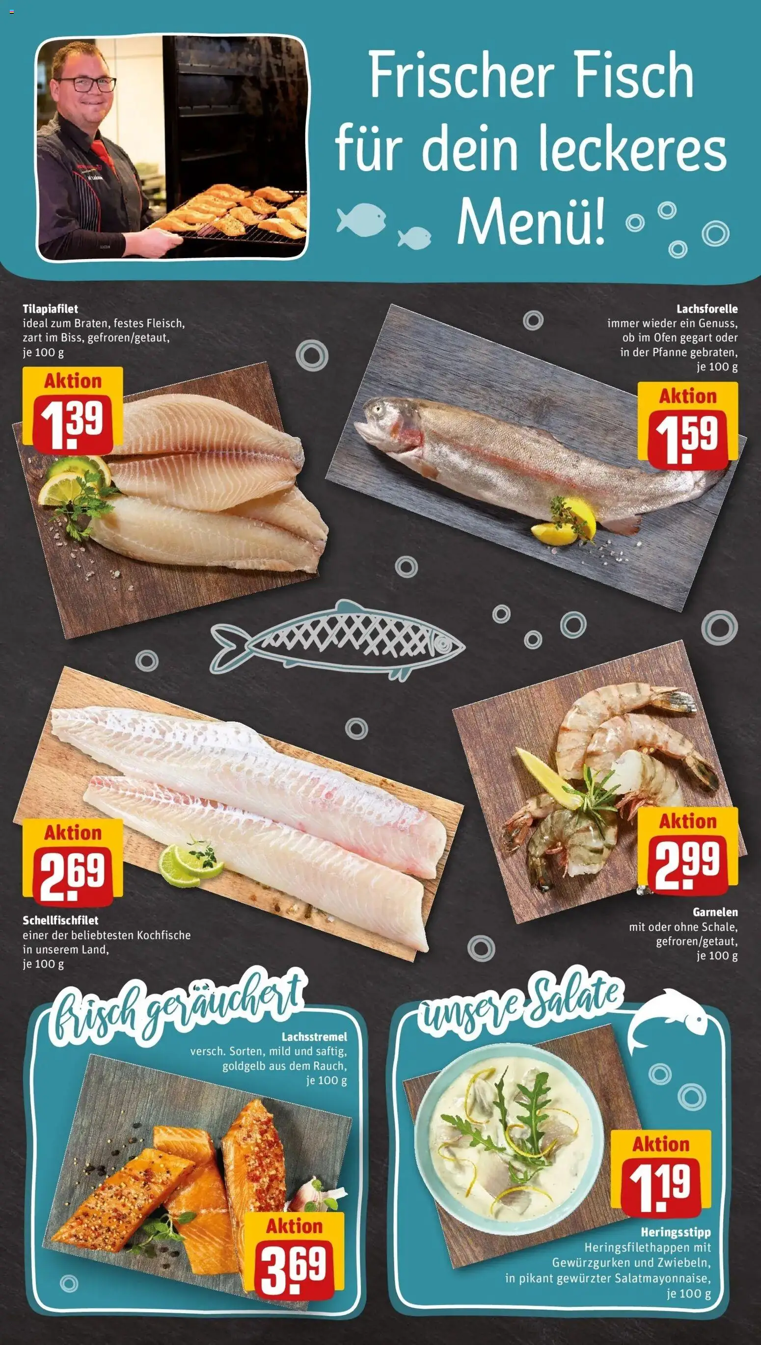 REWE Prospekt ab 21.09.2026 zum Blättern » Angebote | Seite: 37 | Produkte: Ofen, Garnelen, Fisch