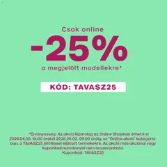 Deichmann akciós újság - amely érvényes a következő dátumtól: 30.04.2026