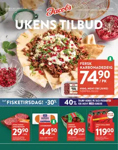 Forhåndsvisning av Jacobs kundeavis gyldig fra 13/07/2026
