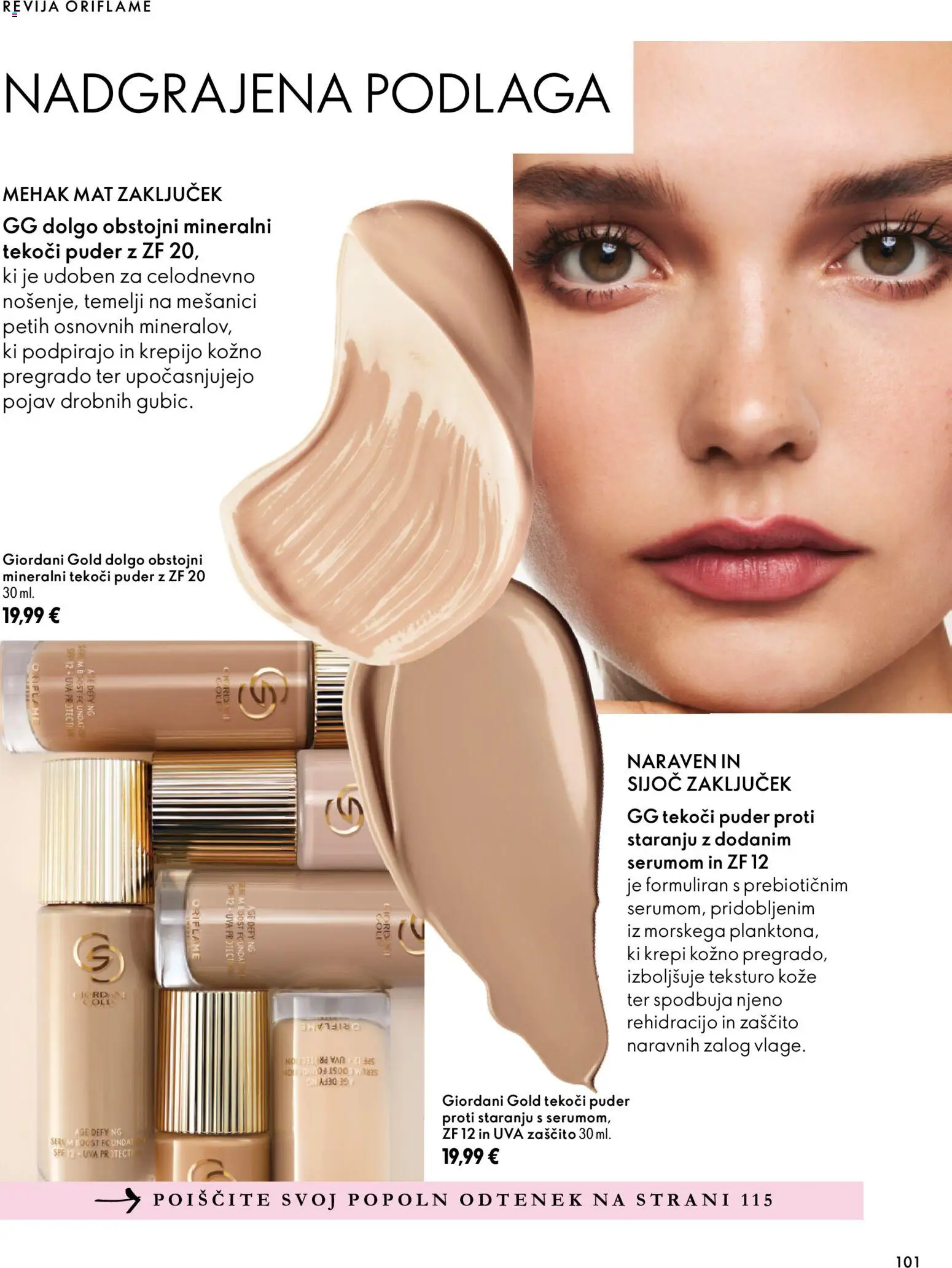 Novi Oriflame katalog ponudbe – veljaven od 07.10.2026 | Stran: 101 | Izdelki: Revija, Puder