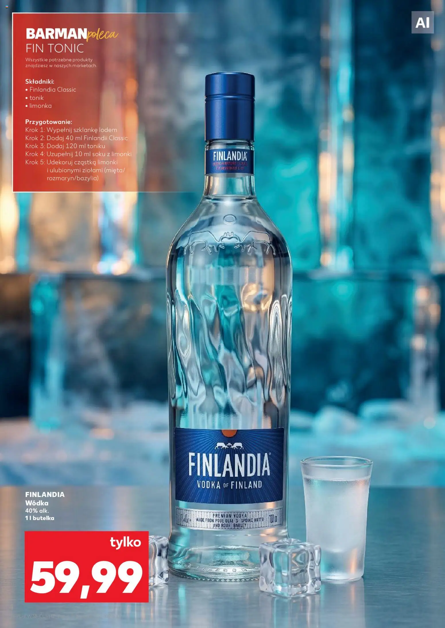 Kaufland Polsko leták - Barek od 17.09.2026 | Strana: 4 | Produkty: Vodka, Tonic