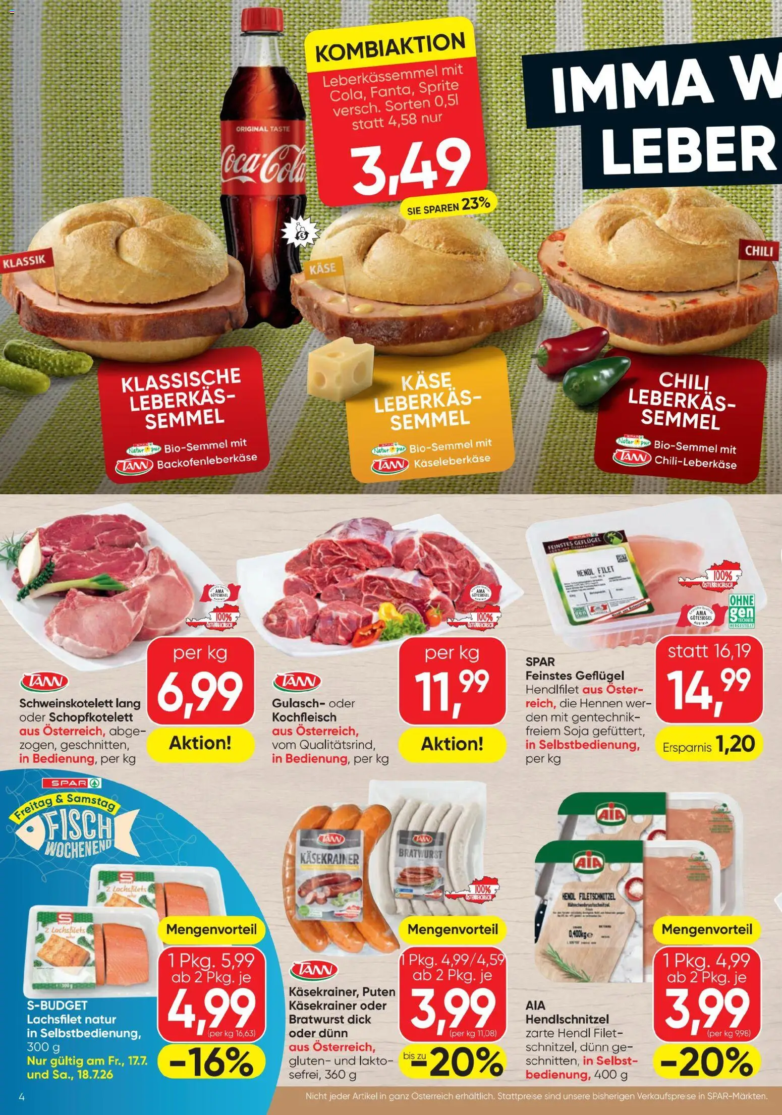 Spar - Flugblatt gültig ab 16.07.2026 | Seite: 4