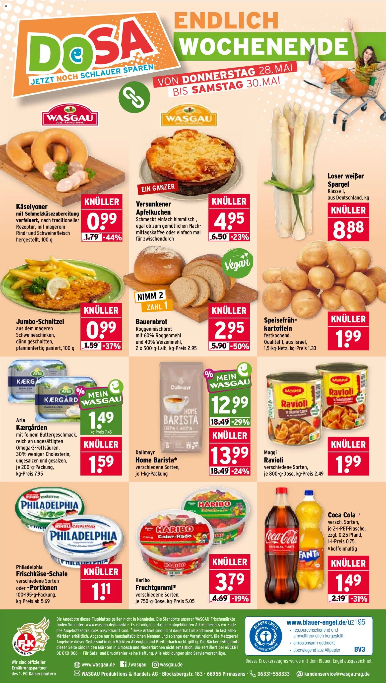 Wasgau Prospekt – gültig ab 26.05.2026 | Seite: 30 | Produkte: Fanta, Maggi, Haribo, Kartoffeln