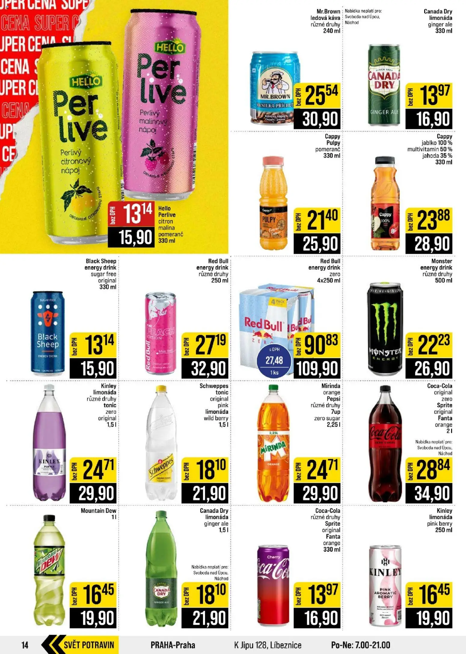 Jip leták - Cash & Carry od 23.09.2026 | Strana: 14 | Produkty: Ledová káva, Káva, Pepsi, Pepsi Zero