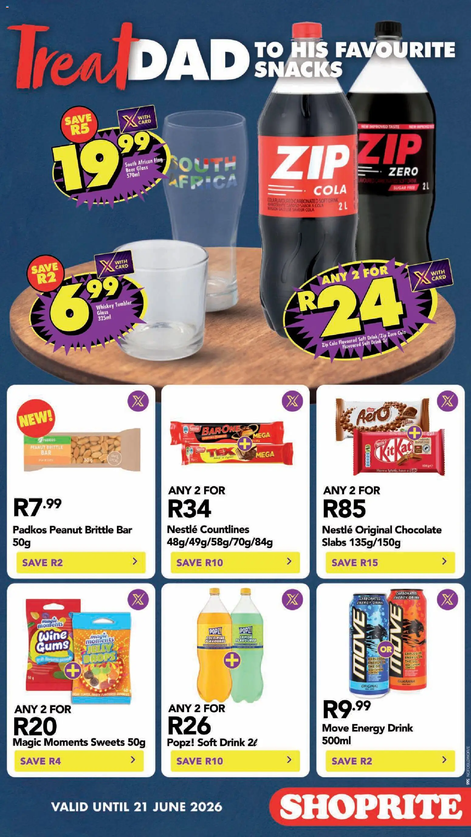 New Shoprite catalogue – valid from 15.06.2026 | Page: 4 | Products: Sweets, Beer, Whiskey, Lemon
