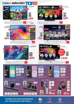 Vista previa Tien 21 folleto válido desde el 01/10/2026 | Página: 2 | Productos: Barra de sonido, Altavoces, Navegación, Batería