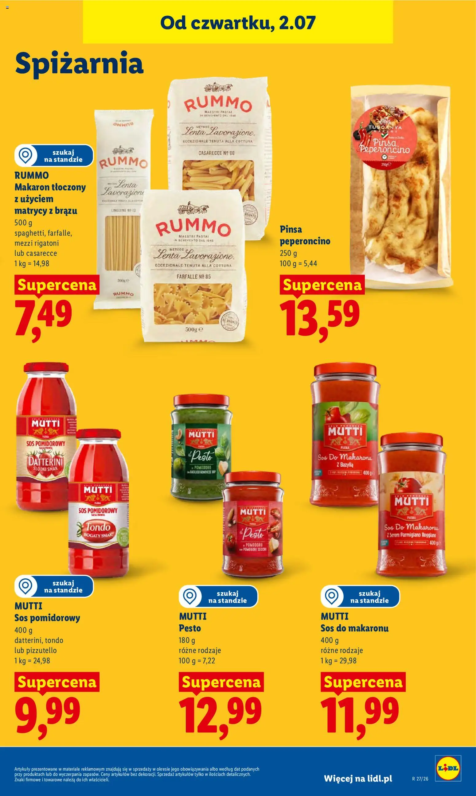 Lidl Polsko leták od 02.07.2026 | Strana: 79 | Produkty: Pesto, Pinsa, Parmigiano Reggiano