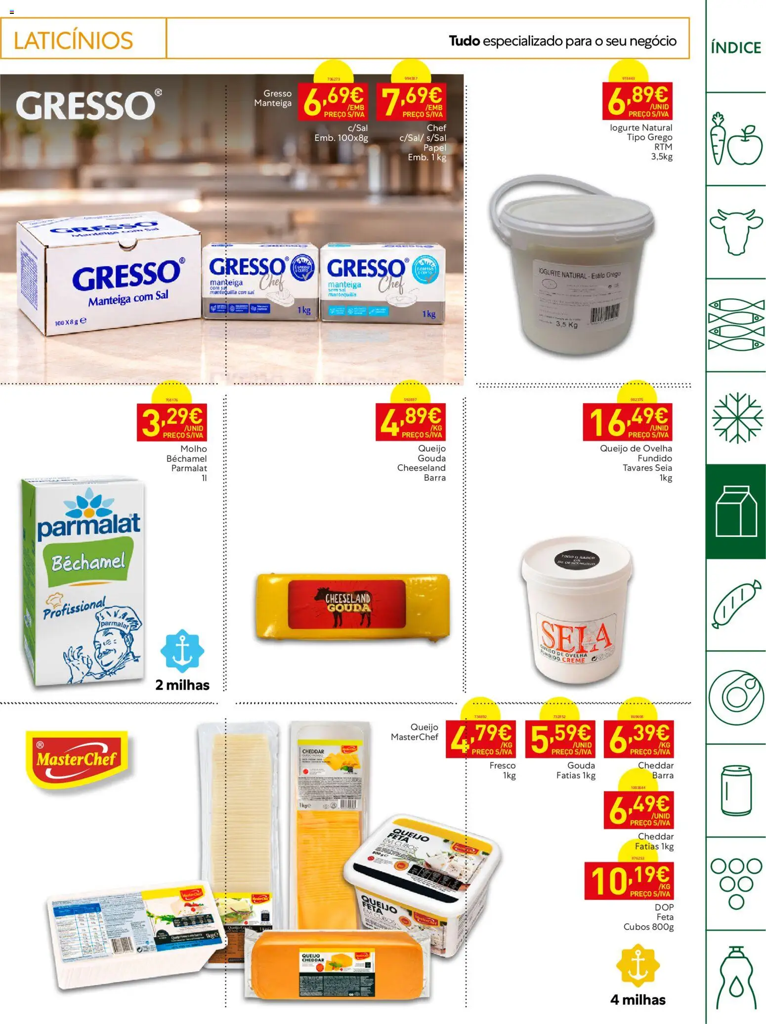 Recheio Horeca │ válido de 29/09/2026 | Página: 11 | Produtos: Laticínios, Queijo, Iogurte, Queijo feta