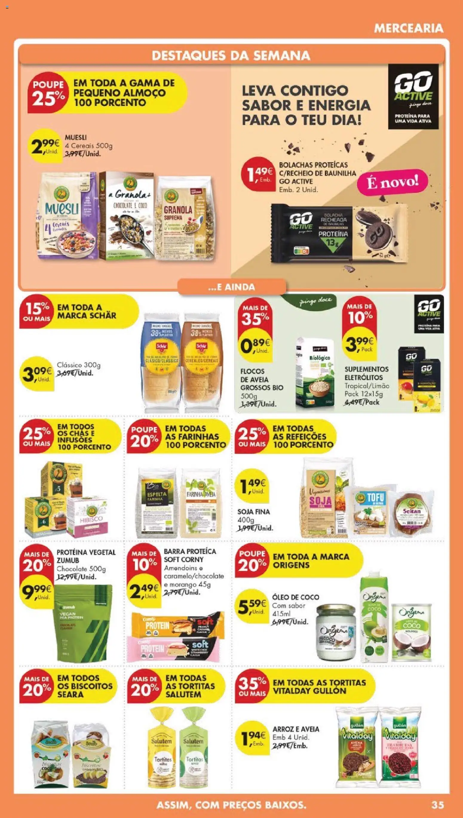 Pingo Doce folheto │ válido de 21.04.2026 | Página: 37 | Produtos: Soja, Aveia, Bolachas, Chás