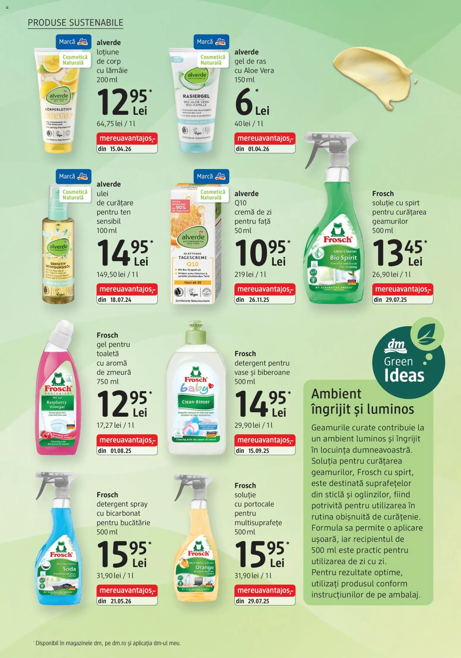 Noul catalog DM drogeriemarkt – valabil de la 27.08.2026 | Pagină: 22 | Produse: Bio, Bucătărie, Cremă, Detergent