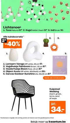 Kwantum folder / publicité - Voorbeeld van een folder van Kwantum, geldig van 08/06/2026 | Pagina: 11 | Producten: Lantaarn, Canvas