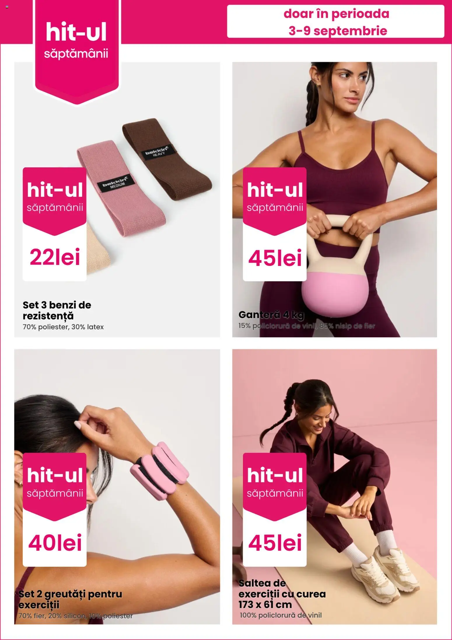Noul catalog Pepco – valabil de la 03.09.2026 | Pagină: 3 | Produse: Curea, Fier, Saltea