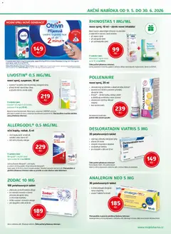 Náhled letáku Moje lékárna leták od 09.05.2026 | Strana: 3 | Produkty: Oční kapky, Inhalátor, Tablet
