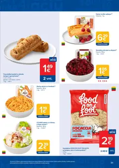 MAXIMA leidinys galioja nuo 16.06.2026 | Puslapis: 21 | Prekių: Salotos, Bandelė, Sumuštinis, Vištiena