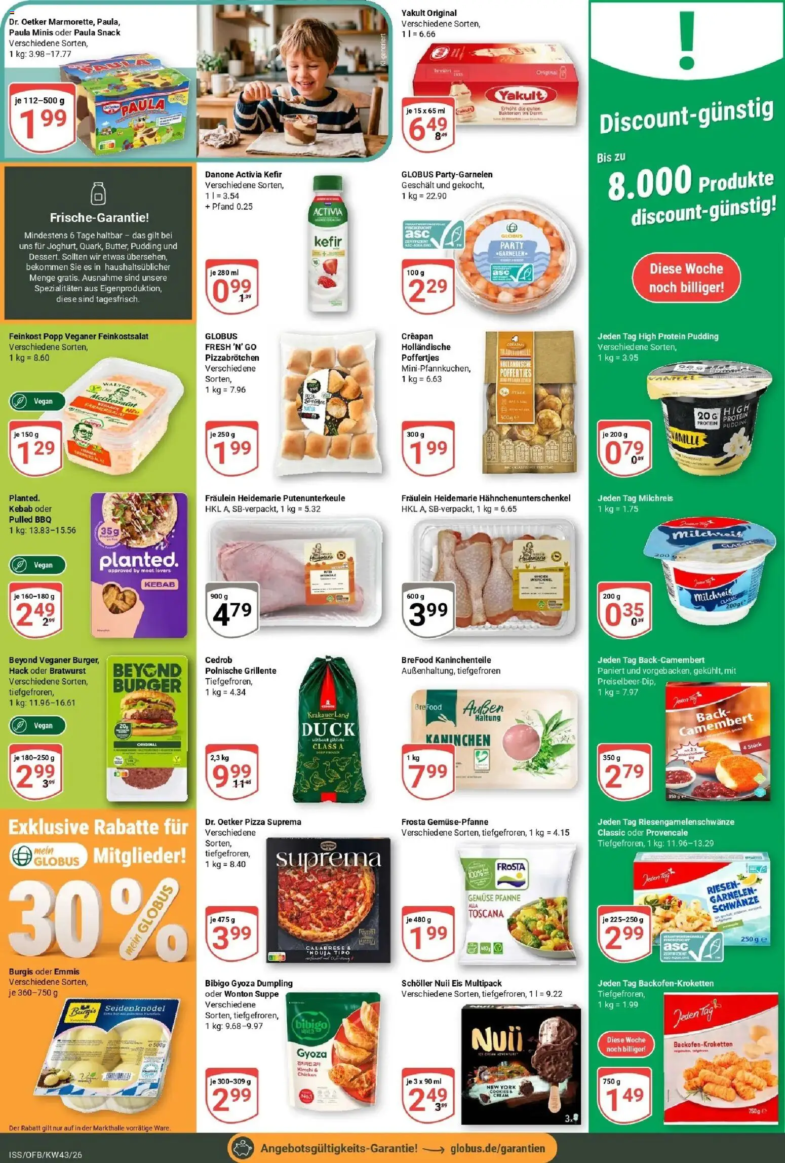 Globus Prospekt Isserstedt (ab 19.10.2026) » Angebote online | Seite: 10 | Produkte: Nuii eis, Garnelen, Pizza, Eis