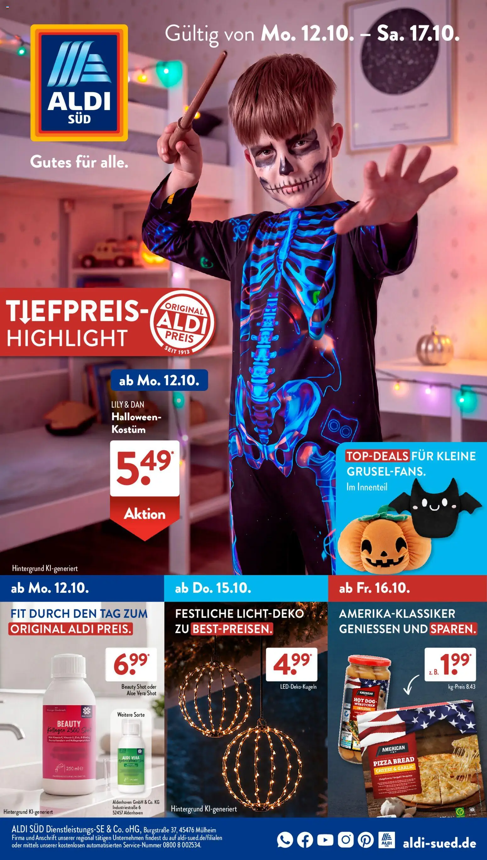 Aldi Süd Prospekt – gültig ab 12.10.2026 | Seite: 1