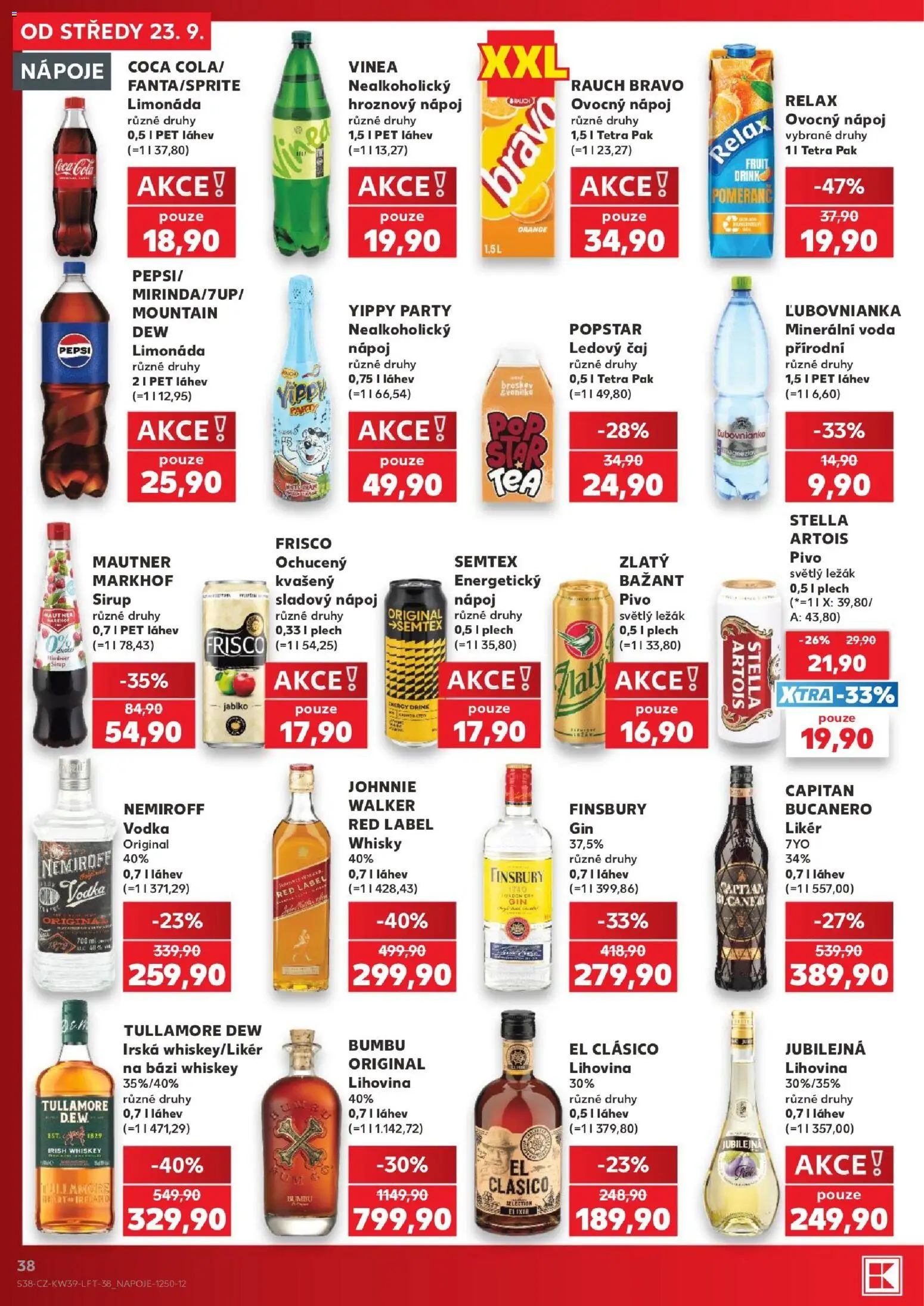 Kaufland leták od 23.09.2026 | Strana: 38
