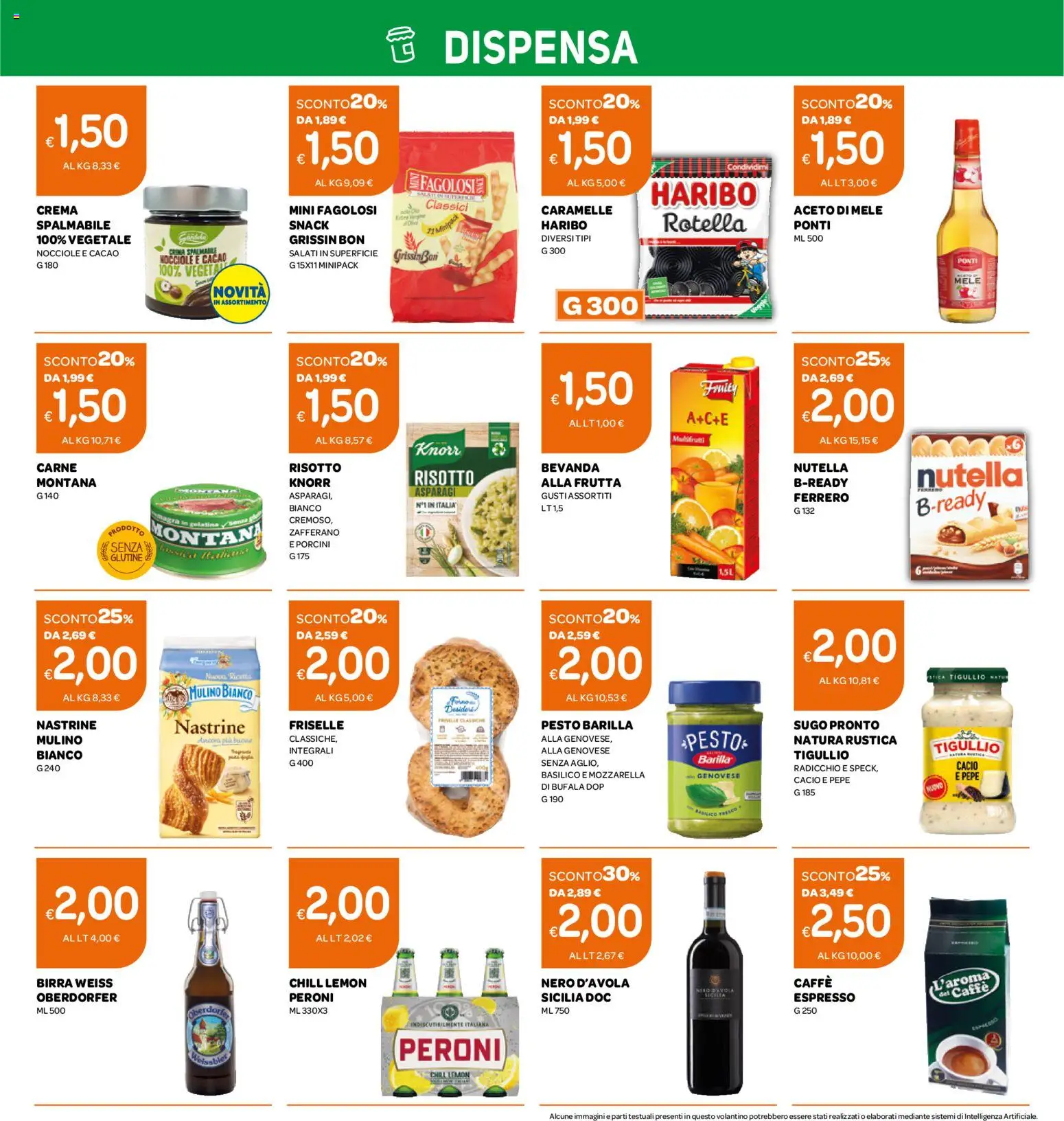 Volantino Ekom del 25/08/2026 | Pagina: 3 | Prodotti: Birra, Nocciole, Basilico, Carne