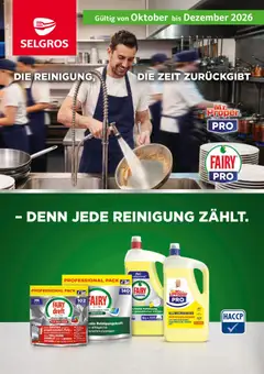 Selgros Prospekt Reinigung & Hygiene ab 10.10.2026 gültig