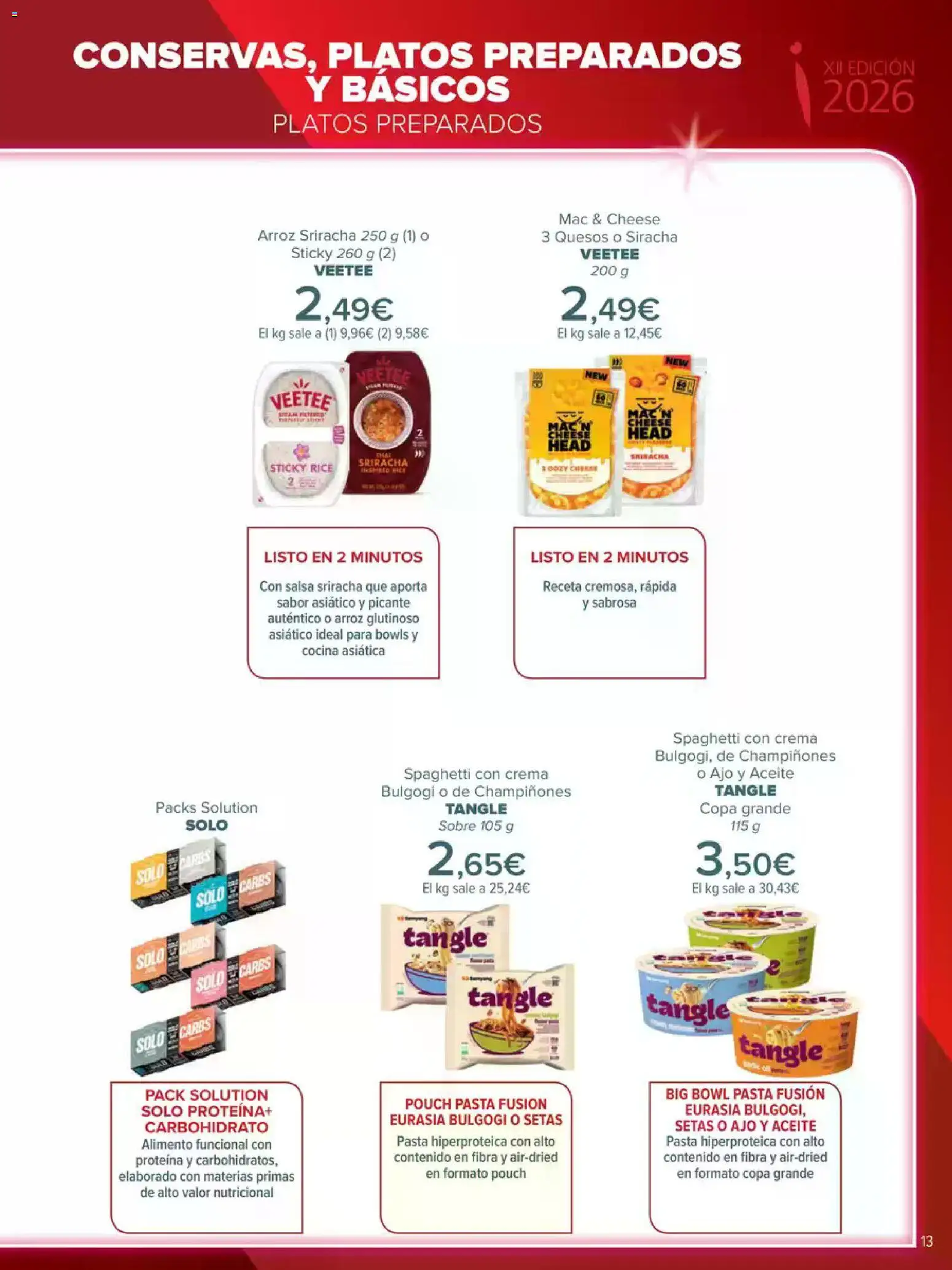 Carrefour Innovación │ válido desde el 05.05.2026 | Página: 13 | Productos: Aceite, Pasta, Crema, Mac