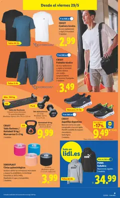 Vista previa CRIVIT Zapatillas deportivas, Material exterior de malla transpirable y forro de tejido. Plantilla extraíble de espuma viscoelástica. Suela ligera. 2 modelos. válido desde el 25.05.2026 | Página: 27
