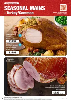 Preview of Booker Wholesale - Autumn 2026 valid from 06/10/2026 | Page: 48 | Products: Turkey, Turkey breast