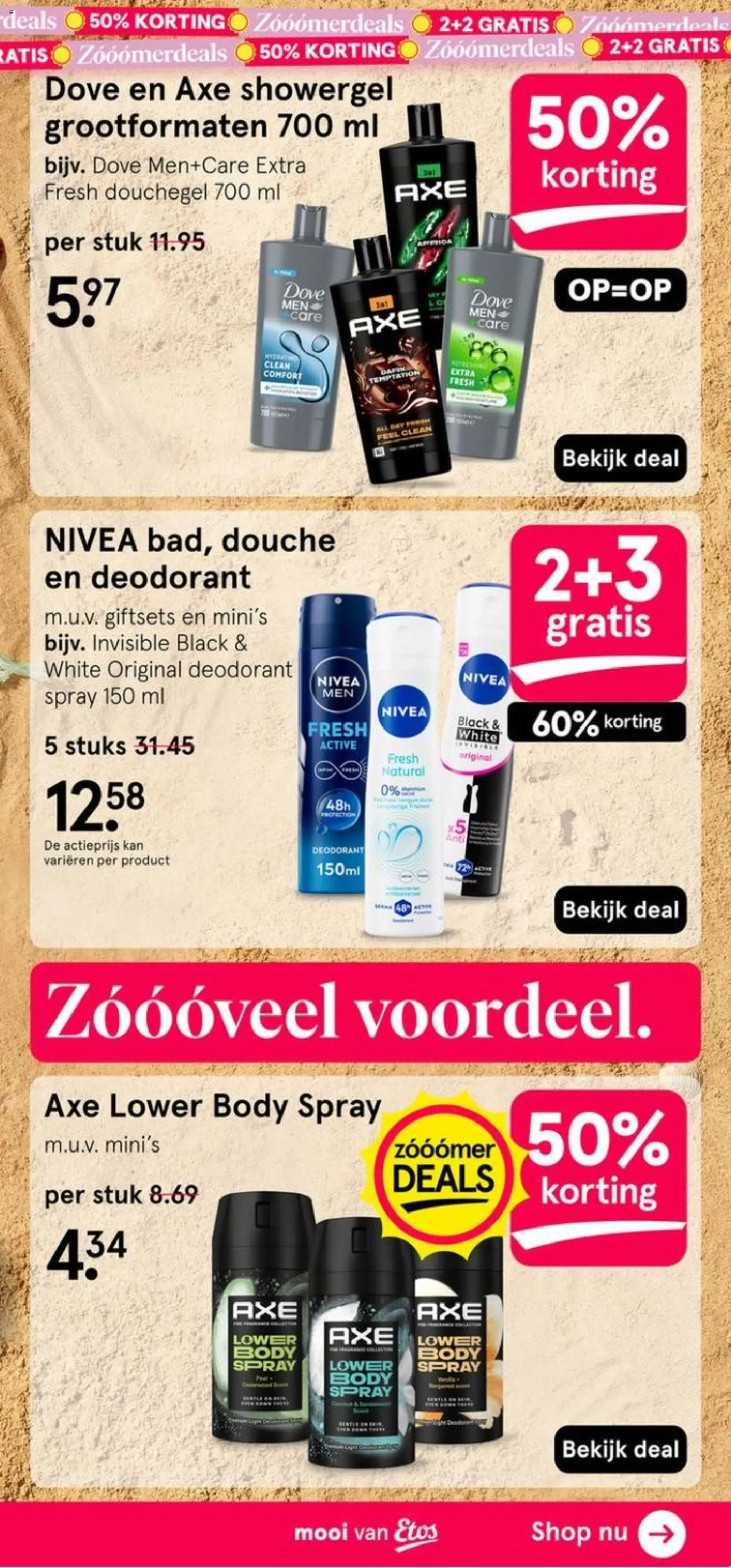 {H1} | Pagina: 15 | Producten: Deodorant, Kan, Douche, Douchegel