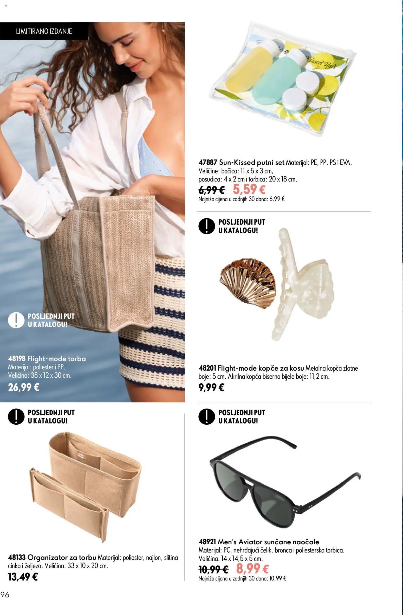 Oriflame katalog | vrijedi od 05.08.2026 | Stranica: 96 | Proizvodi: Torbica, Naočale, Torba