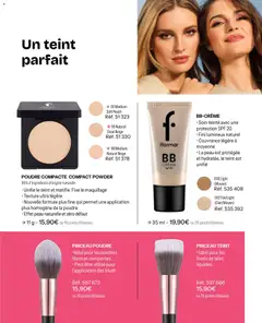 Stanhome - Prévisualisation de POUDRE COMPACTE COMPACT POWDER, 80% d'ingrédients d'origine naturelle, • Unifie le teint et matifie. Fixe le maquillage, • Texture ultra légère, • Nouvelle formule plus fine qui permet une application plus homogène de la poudre, • Effet peau naturelle et zéro défaut valide à partir de 23.02.2026 | Page: 90 | Produits: Maquillage, Poudre, Pinceau