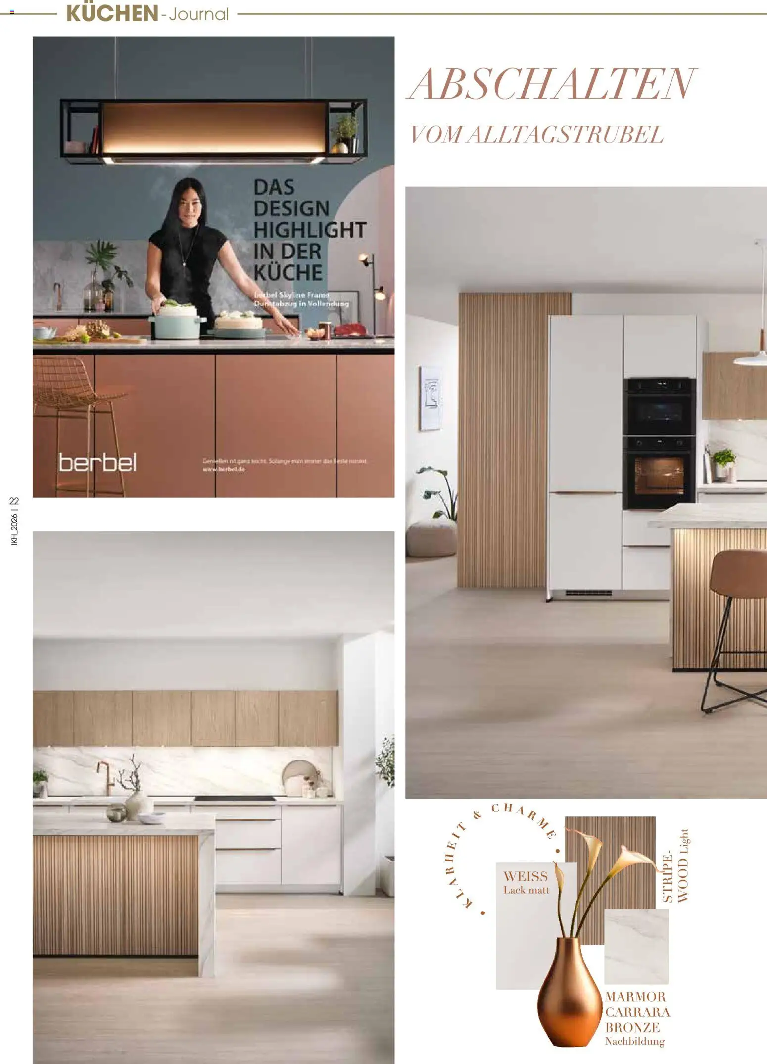 Zurbrüggen Küchen Journal – gültig ab 27.05.2026 | Seite: 22 | Produkte: Küche