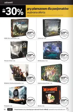Pogląd oferty "Empik promocje" - ważna od 22.04.2026 | Strona: 90 | Produkty: Gra, Gry