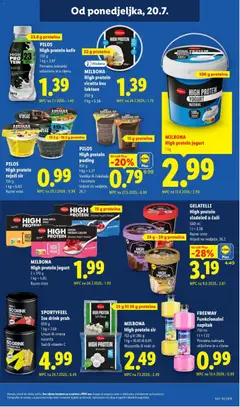 GELATELLI High protein sladoled u čaši, 500 ml - Pregled kataloga iz trgovine Lidl, vrijedi od 20.07.2026 | Stranica: 17