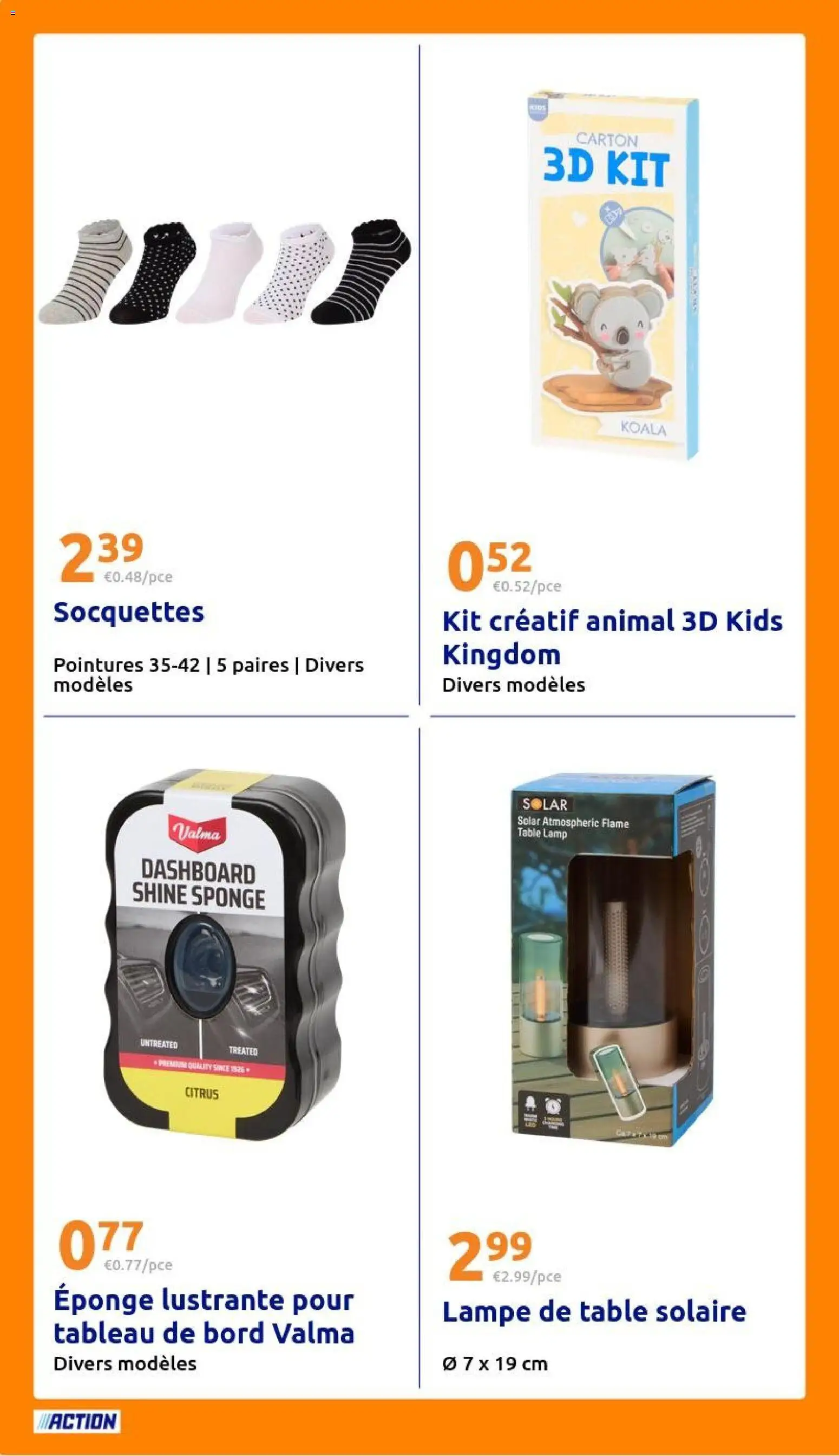 {H1} | Page: 18 | Produits: Eponge, Table, Lampe