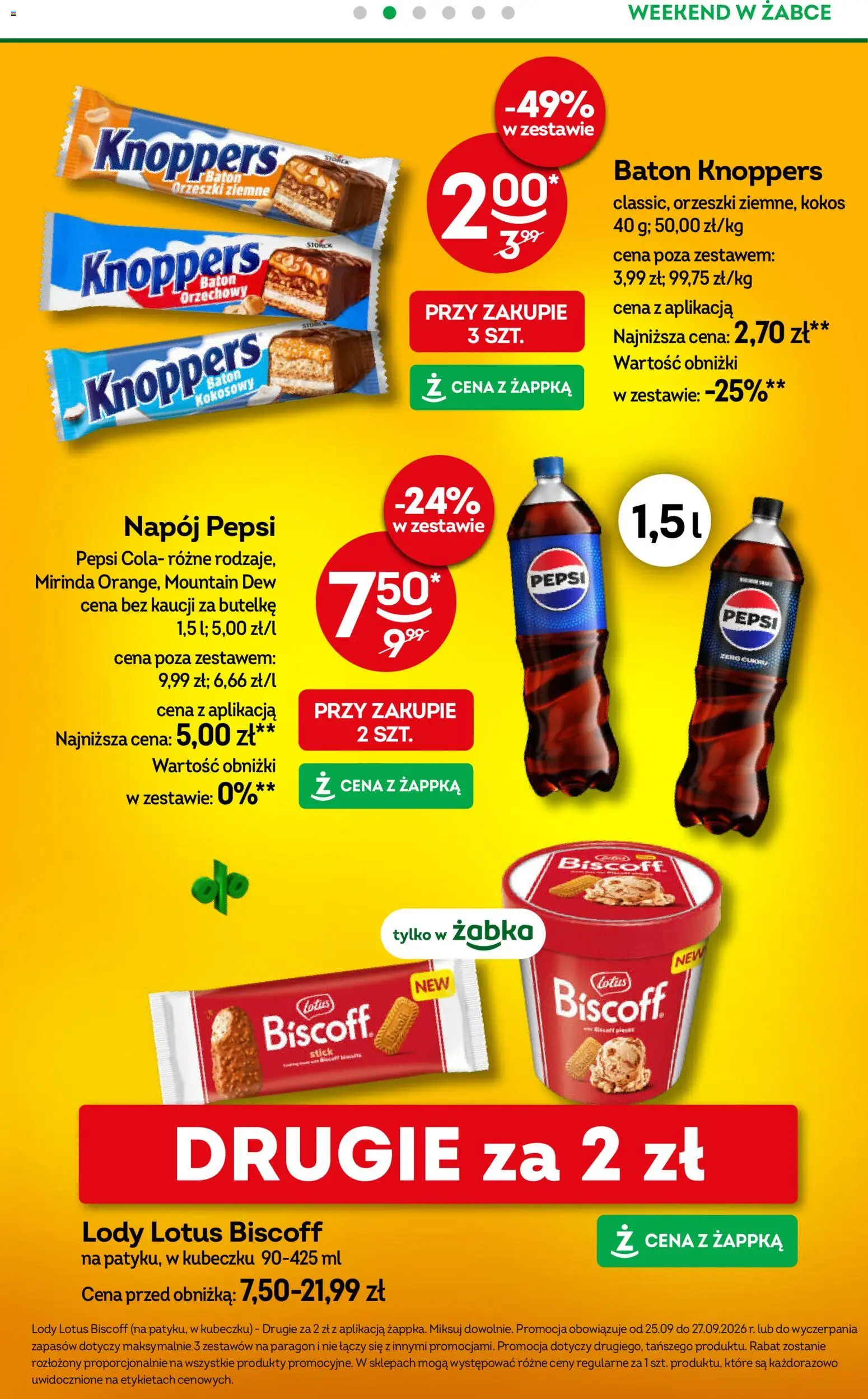 Żabka gazetka - Weekendowe promocje od 25.09.2026 | Strona: 3