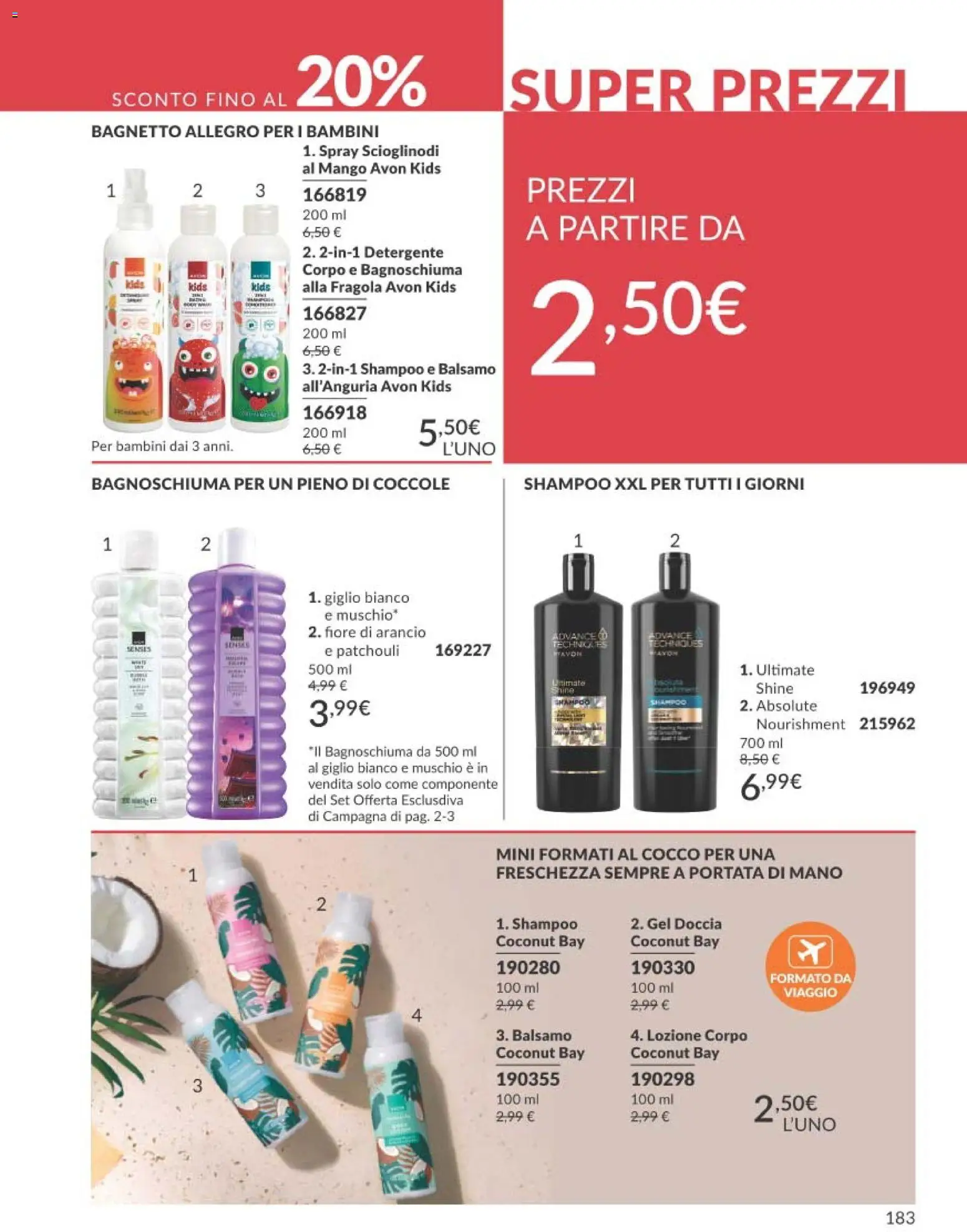 Volantino Avon del 01/07/2026 | Pagina: 183
