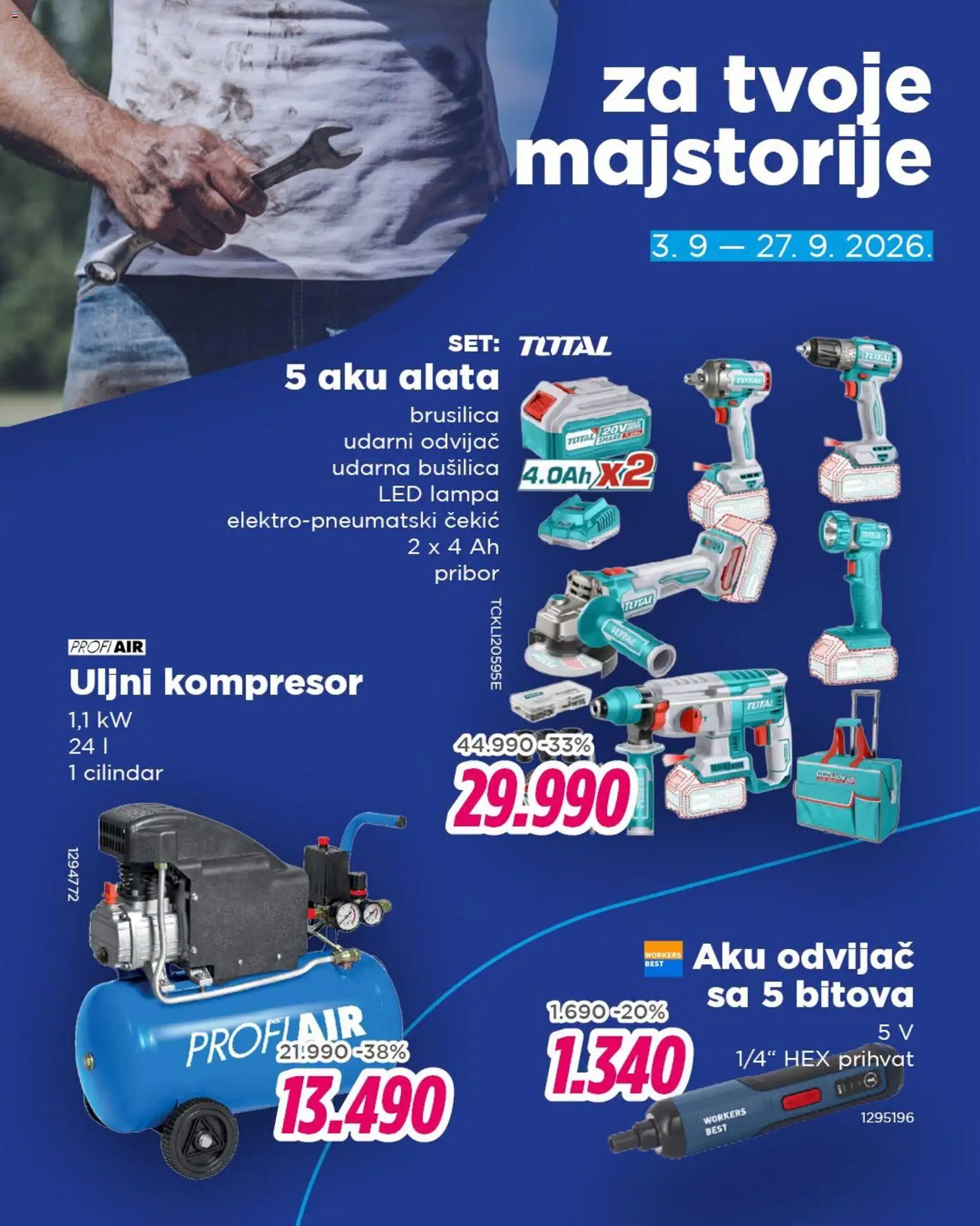 Okov katalog - važi od 03.09.2026 | Strana: 4 | Proizvode: Led, Čekić, Kompresor, Lampa