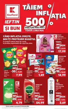 Ofertele Kaufland valabile de la 27.05.2026