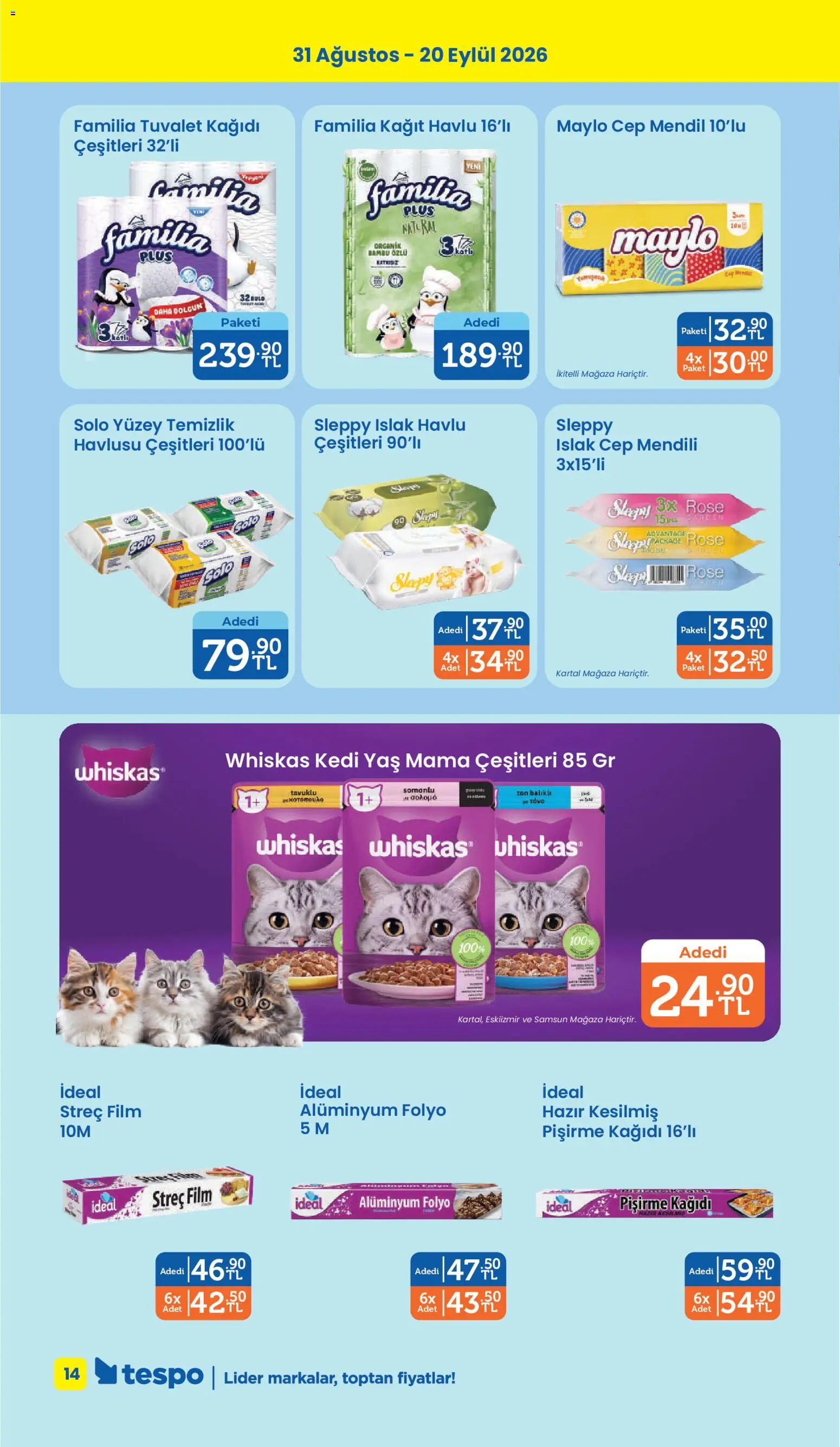 Tespo Katalog - 31 Ağustos 2026 tarihinden itibaren geçerlidir | Sayfa: 14