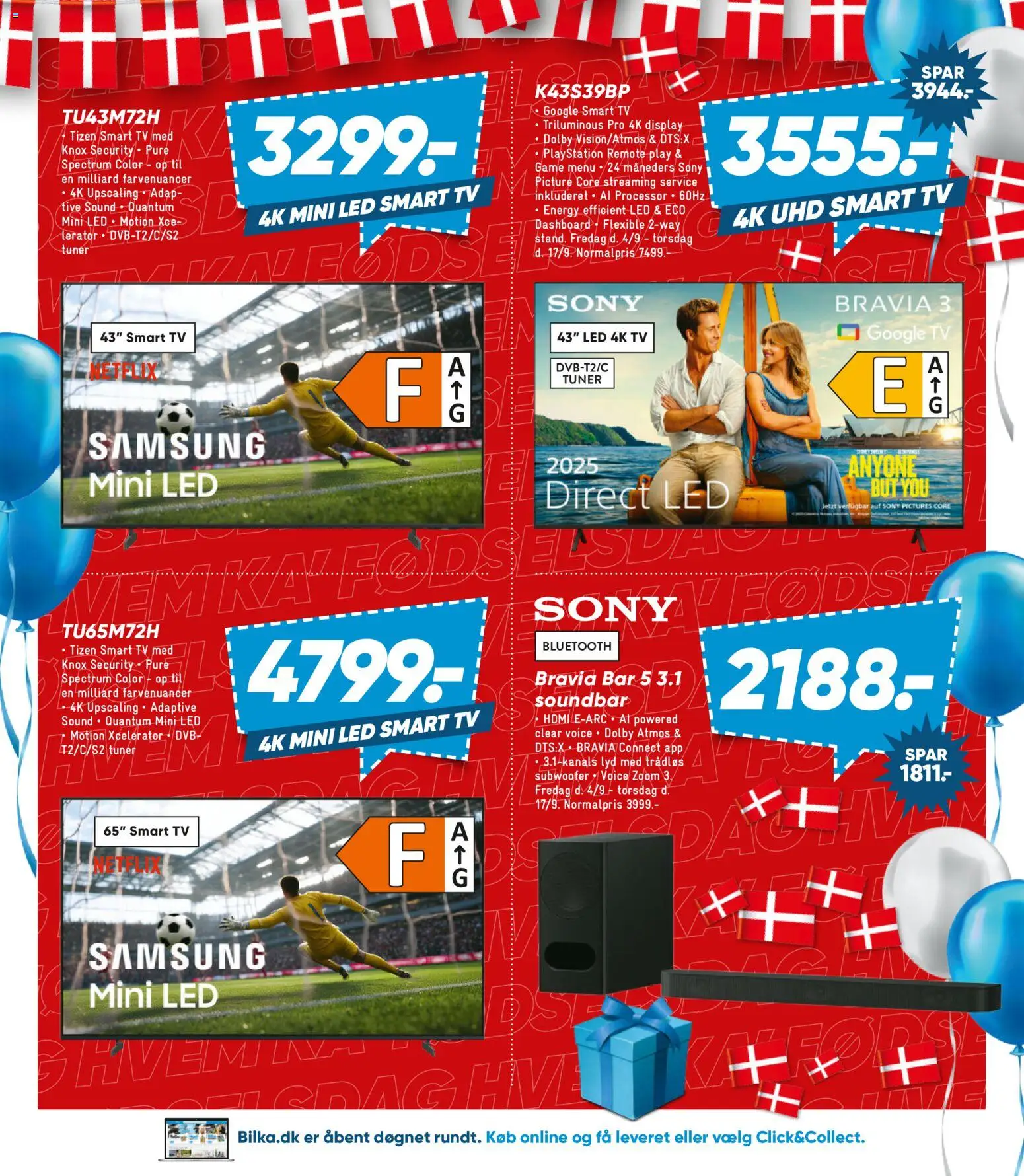 Bilka tilbudsavis – gyldig fra 04/09/2026 | Side: 27 | Produkter: Soundbar, Smart TV, TV Tuner, Playstation